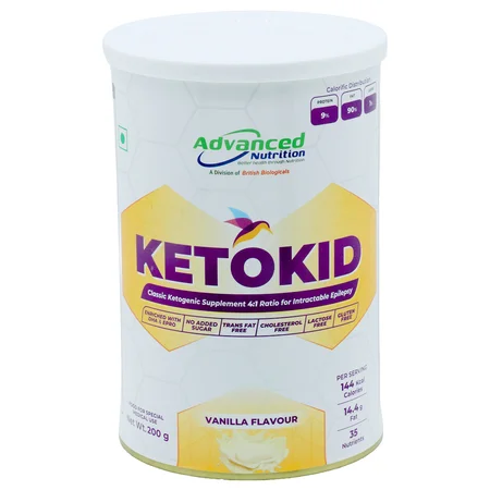 Ketokid Vanilla Flavour Powder 200 gm