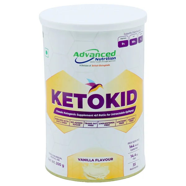 Ketokid Vanilla Flavour Powder 200 gm
