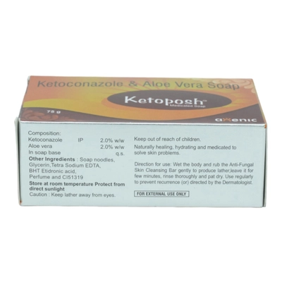 Ketoposh Medicated Soap 75 gm, Pack of 1 Soap