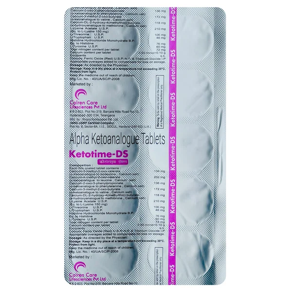 Ketotime-DS Tablet 10's, Pack of 10 TabletS