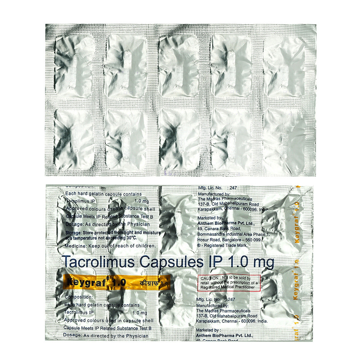 Keygraf 1 Capsule 10's, Pack of 10 CAPSULES Keygraf 1 Capsule 10's, Pack of 10 CAPSULES