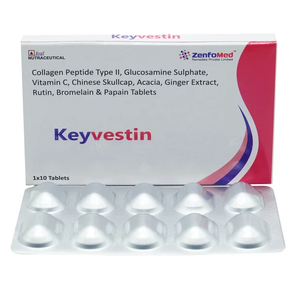 Keyvestin Tablet 10's, Pack of 10 TabletS