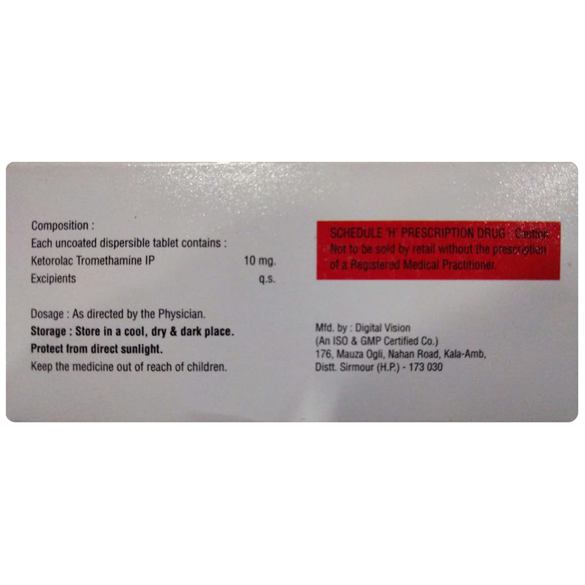 Kezera-DT Tablet 10's, Pack of 10 TABLETS Kezera-DT Tablet 10's, Pack of 10 TABLETS