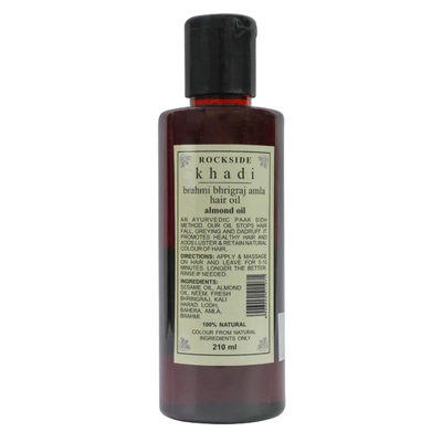 Khadi Brahmi Bhringraj Amla Hair Oil, 210 ml, Pack of 1