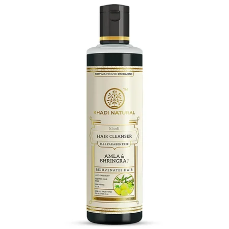 Khadi Herbal Amla & Bhringraj Shampoo, 210 ml