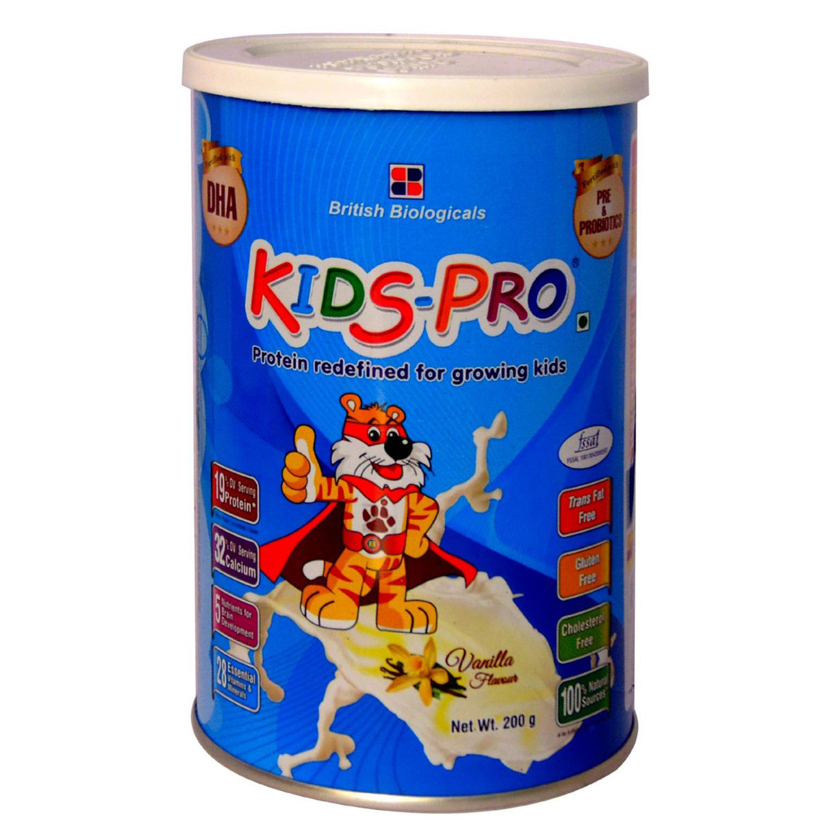 Buy Kids - Pro Vanilla Flavour Powder, 200 gm Tin Online