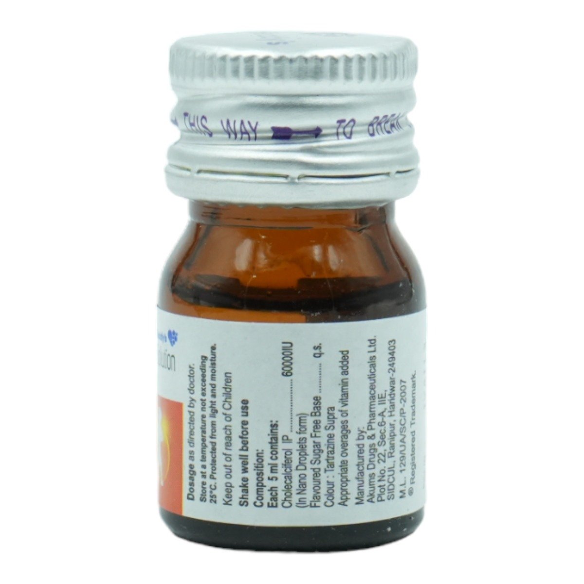 Kidrich D3 60K Solution 4X5 ml, Pack of 1 Kidrich D3 60K Solution 4X5 ml, Pack of 1