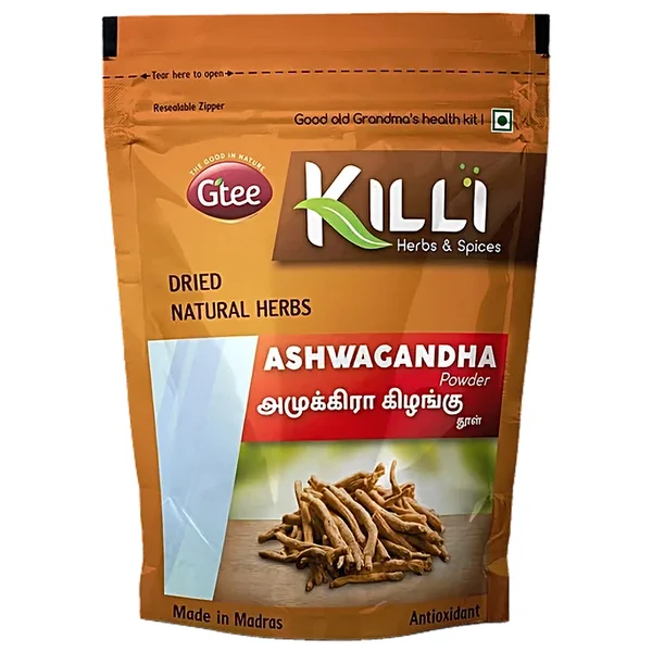 Killi Ashwagandha Powder, 50 gm, Pack of 1