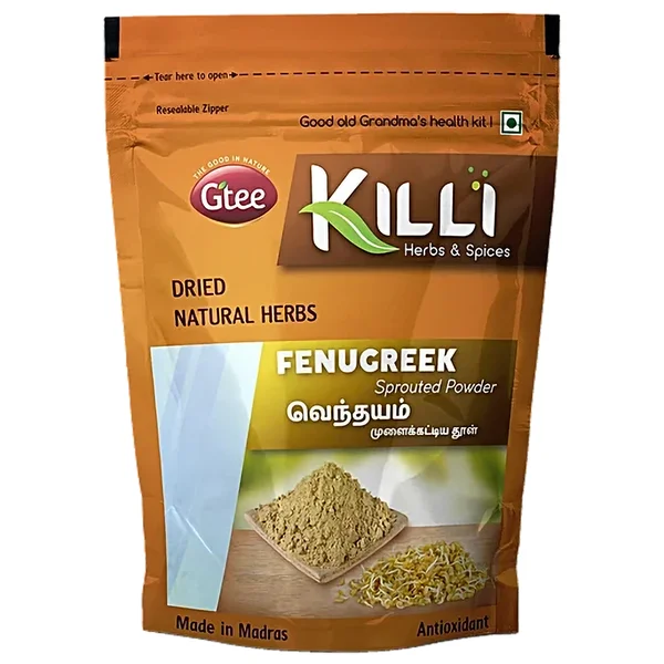 Killi Fenugreek Sprouted Powder, 50 gm, Pack of 1