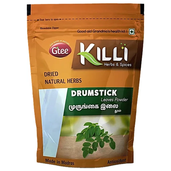 Killi Moringa Leaves Powder, 50 gm, Pack of 1