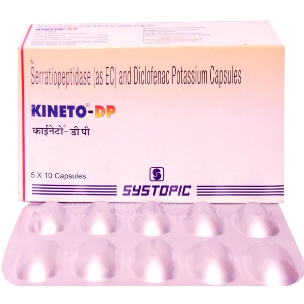 Kineto-DP Capsule 10's, Pack of 10 CAPSULES