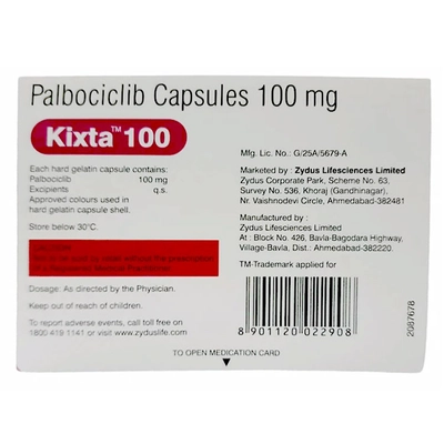 Kixta 100 Capsule 7's, Pack of 7 CapsuleS