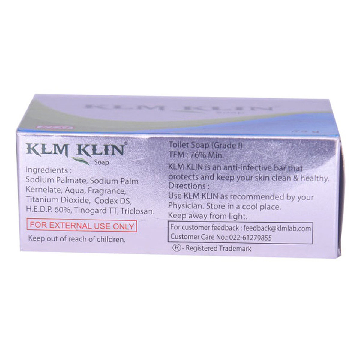 KLM Klin Soap, 75 gm, Pack of 1 KLM Klin Soap, 75 gm, Pack of 1