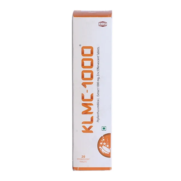 KLMC 1000 Effervescent Tablet 20's, Pack of 1