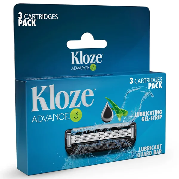 Kloze Advance3 Razor+Catridge, 1 Count, Pack of 1