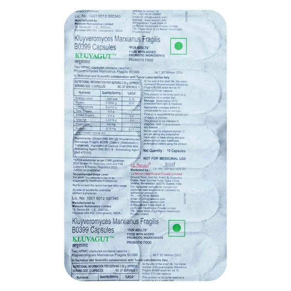 Kluvagut Capsule 10's