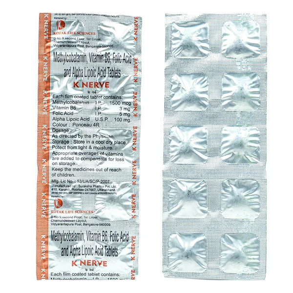 K Nerve Tablet 10's, Pack of 10