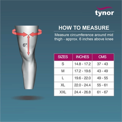 Tynor Knee Cap Open Patella Medium, 1 Count, Pack of 1