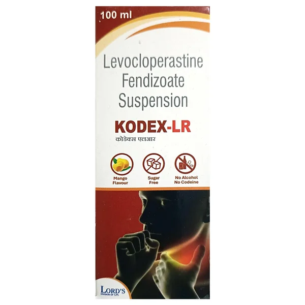 Kodex-LR Sugar Free Mango Flavour Suspension 100 ml, Pack of 1