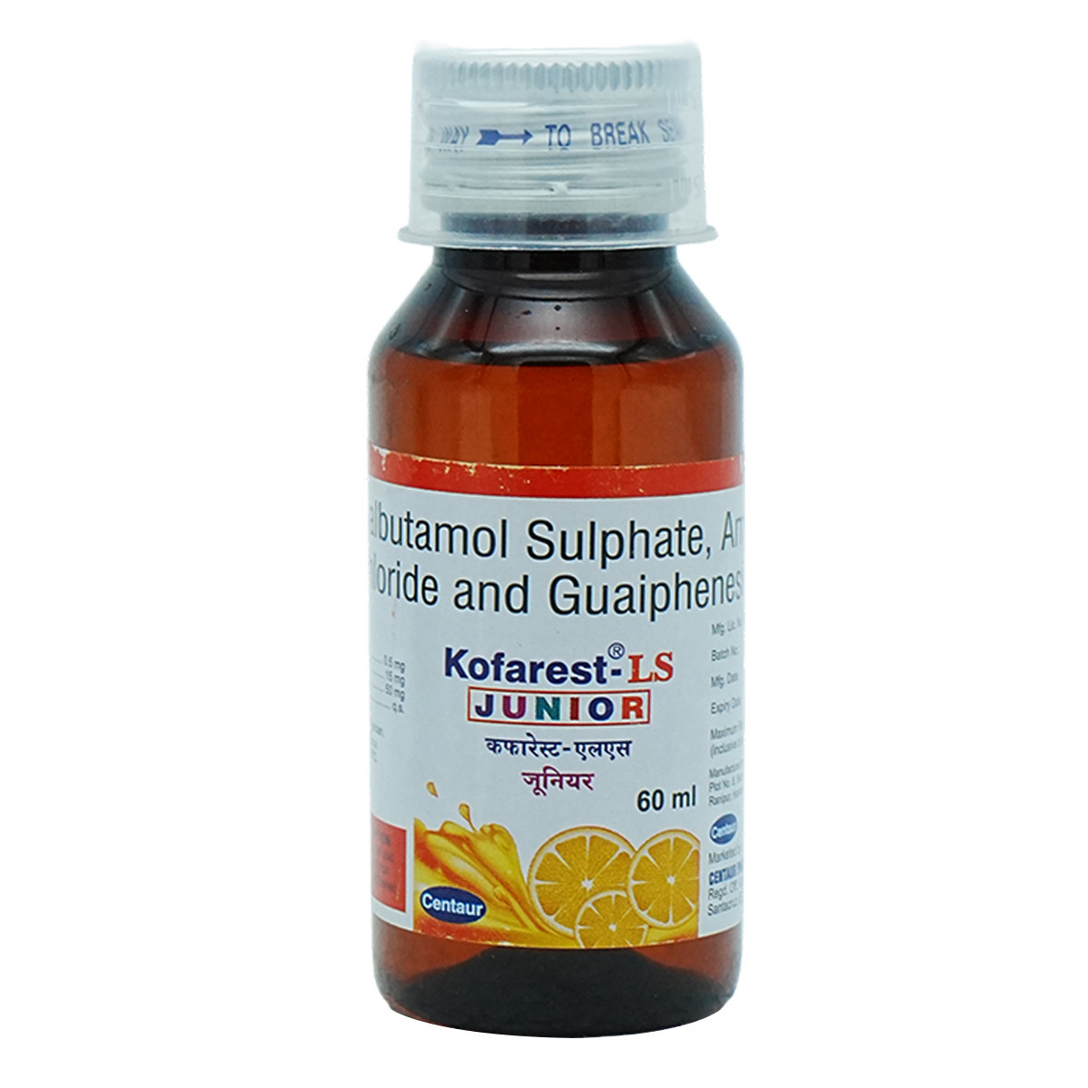 Kofarest-LS Junior Syrup 60 ml, Pack of 1 Syrup Kofarest-LS Junior Syrup 60 ml, Pack of 1 Syrup