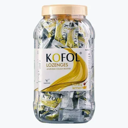 Kofol Honey Lemon Flavour Lozenges, 1 Count