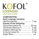 Kofol Honey Lemon Flavour Lozenges 200's, Pack of 200