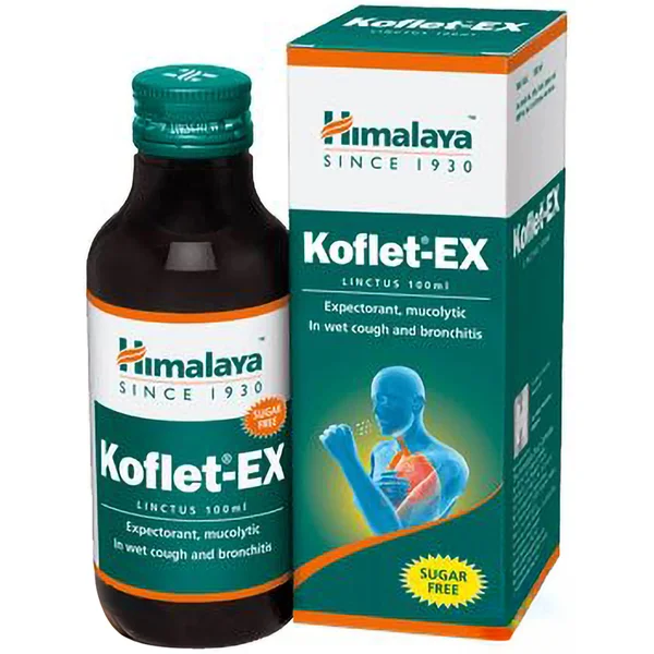 Himalaya Koflet-Ex Sugar Free Syrup,100 ml, Pack of 1