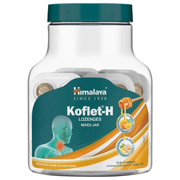 Koflet-H Orange &amp; Ginger Lozenges, 6 Count, Pack of 6