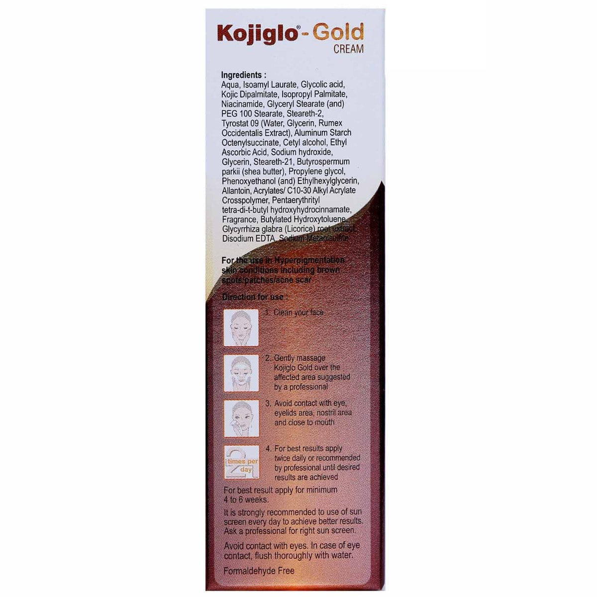 Kojiglo-Gold Cream 20 gm, Pack of 1 Kojiglo-Gold Cream 20 gm, Pack of 1