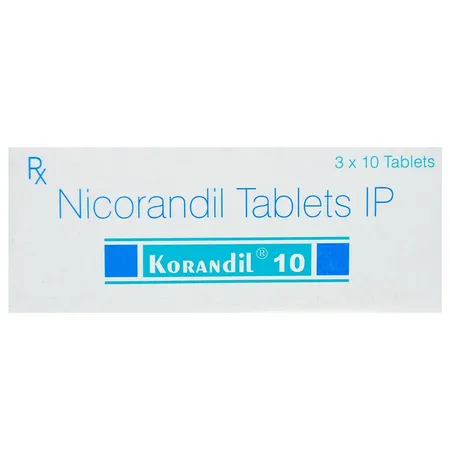 Korandil 10 Tablet 10's