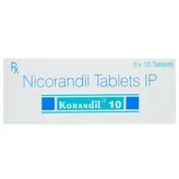 Korandil 10 Tablet 10's, Pack of 10 TABLETS
