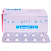 Korandil 5 Tablet 10's, Pack of 10 TABLETS