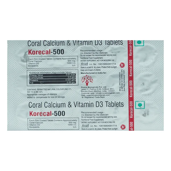 Korecal-500 Tablet 10's