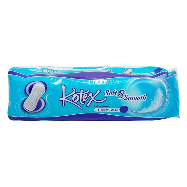 Kotex Sanitary Pads, 8 Count, Pack of 1