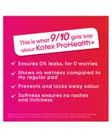 Kotex Prohealth+ Sanitary Pads XL, 40 Count, Pack of 1