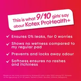 Kotex Prohealth+ Sanitary Pads XL+, 7 Count, Pack of 1