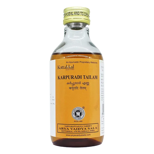 Kottakkal Ayurveda Karpuradi Tailam Oil, 200 ml