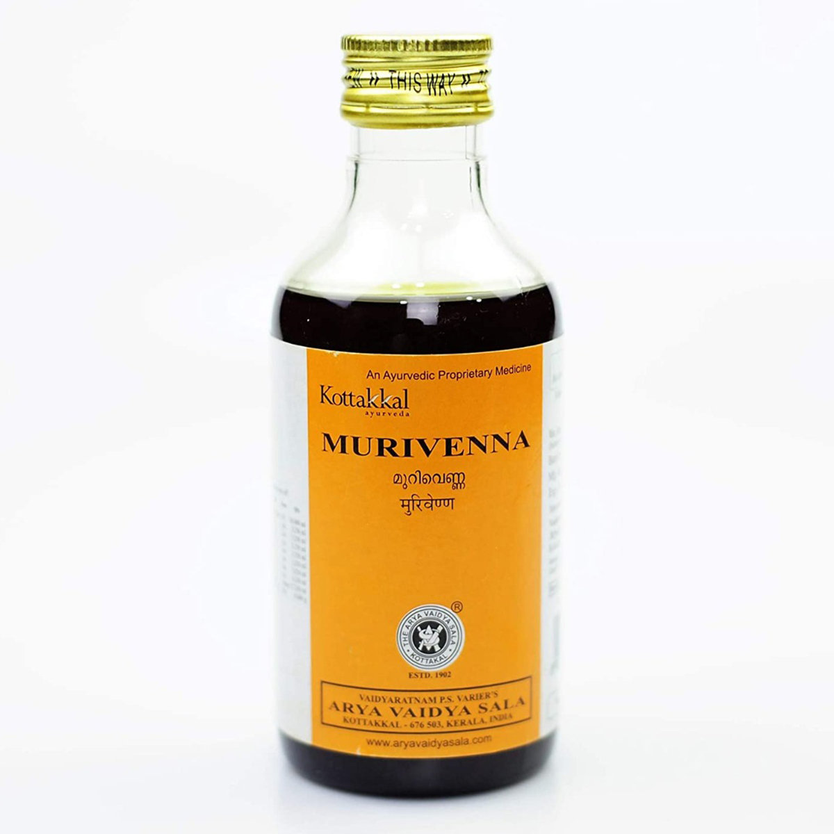 Kottakkal Ayurveda Murivenna, 200 ml, Pack of 1 Kottakkal Ayurveda Murivenna, 200 ml, Pack of 1