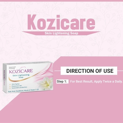 Kozicare Skin Lightening Soap, 225 gm (3x75 gm), Pack of 1