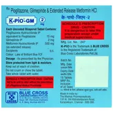 K-Pio-GM 2mg Tablet 15's, Pack of 15 TABLETS