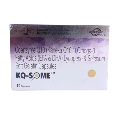 KQ-Some Softgel Capsule 10's, Pack of 10 CapsuleS