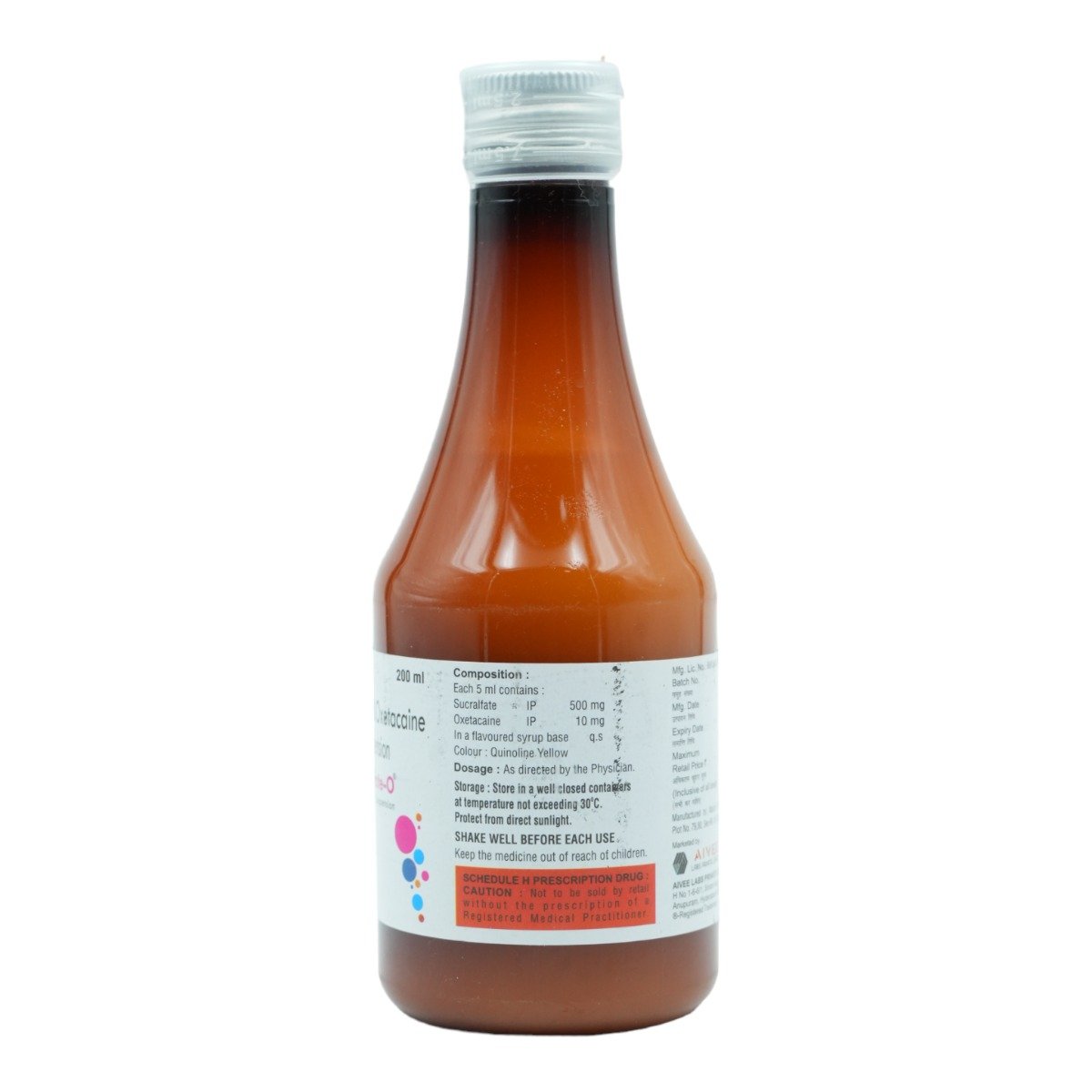 Kralfate-O Sugar Free Suspension 200 ml, Pack of 1 Kralfate-O Sugar Free Suspension 200 ml, Pack of 1