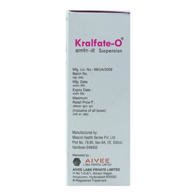 Kralfate-O Sugar Free Suspension 200 ml, Pack of 1 SUSPENSION