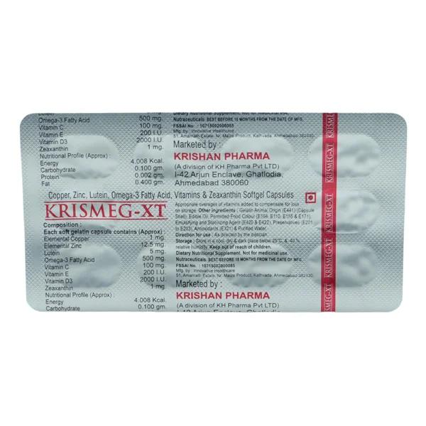 Krismeg-Xt Softgel Capsule 10'S