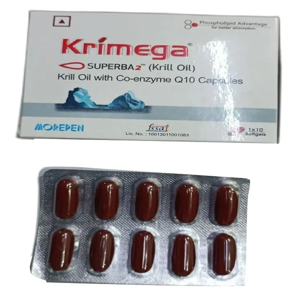 Krimega Softgel Capsule 10's