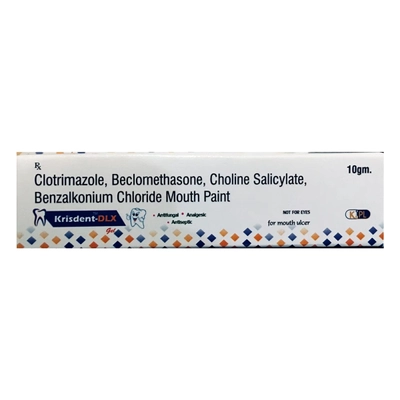 Krisdent-DLX Mouth Paint 10 gm, Pack of 1 Mouth Paint