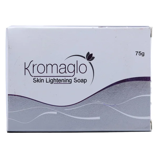 Kromaglo Skin Lightening Soap 75 gm | With Deep Cleansing | Removes Dark Spots & Scars | Keep Skin Hydrated & Soft