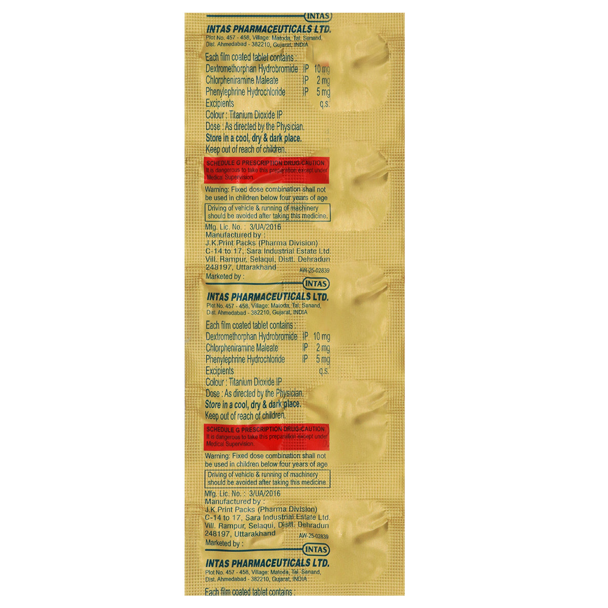 Kuff-Q DX Tablet 10's, Pack of 10 Kuff-Q DX Tablet 10's, Pack of 10