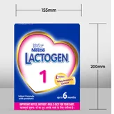 Nestle Lactogen Infant Formula Stage 1 (Up to 6 Months) Powder, 400 gm Refill Pack, Pack of 1