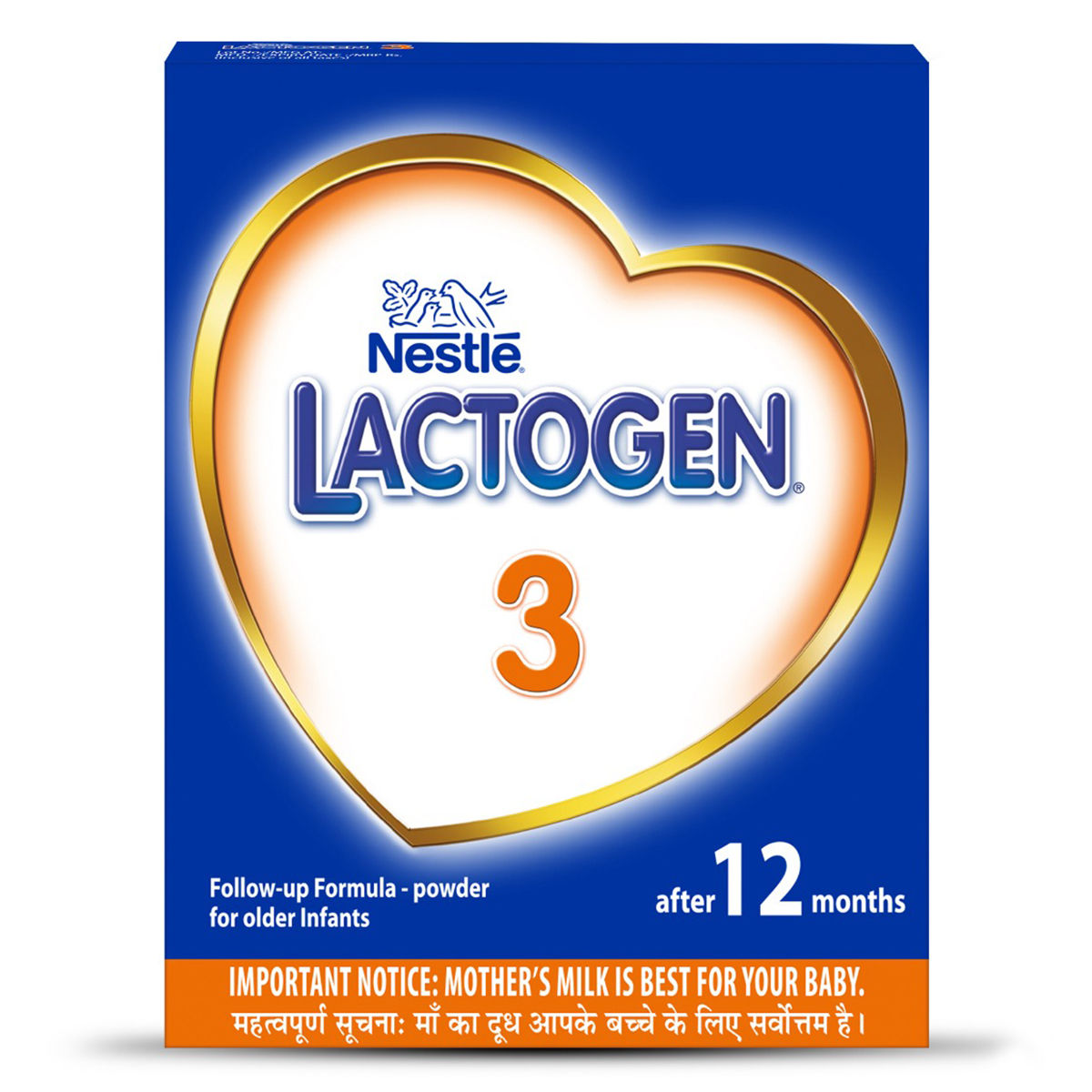 Buy Nestle Lactogen Follow-Up Formula Stage 3 (After 12 Months) Powder, 400 gm Refill Pack Online